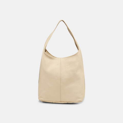 Bolso de hombro de mujer de piel , Beige Bolso de hombro de mujer de piel , Beige